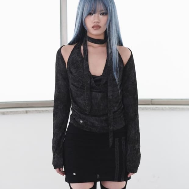 미애 홀터넥 세트 판매