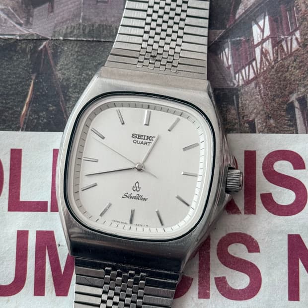세이코 Seiko Silverwave 스퀘어 쿼츠