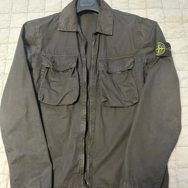 스톤아일랜드 올드이펙트 오바셔츠 