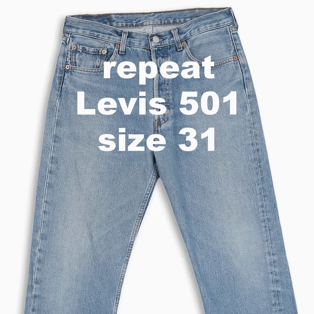 빈티지 리바이스 501 31 사이즈 LV50133139
