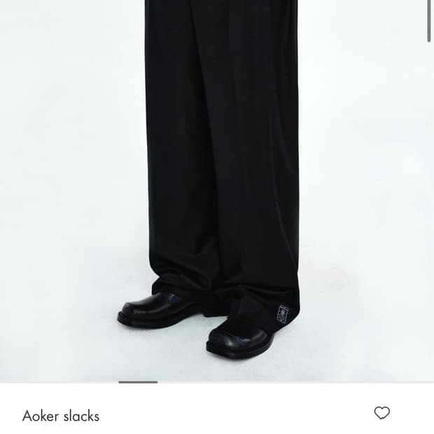 아더에러 Aoker 세미와이드 슬랙스 A1사이즈
