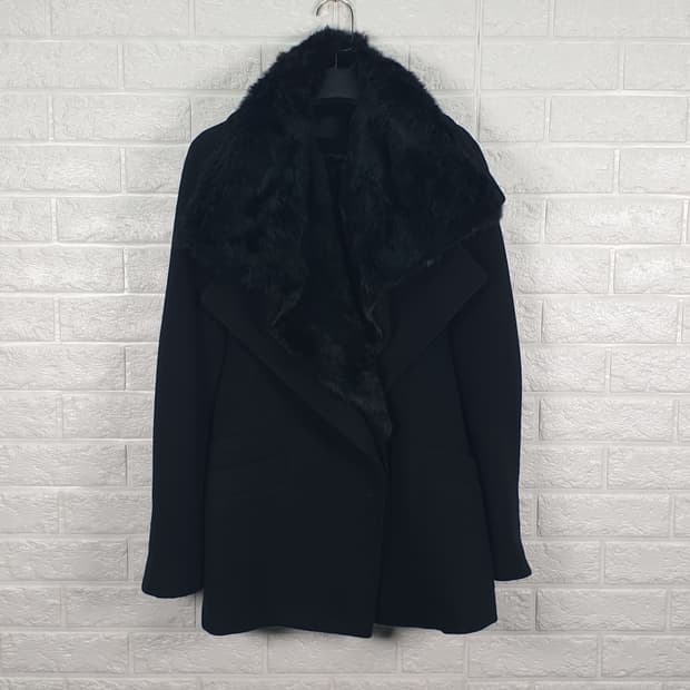 [55]시스템 양모 토끼털 코트
