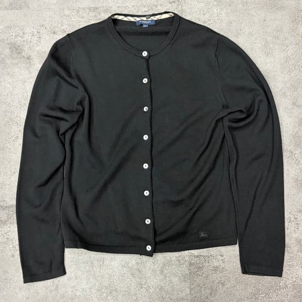 버버리 블랙 가디건