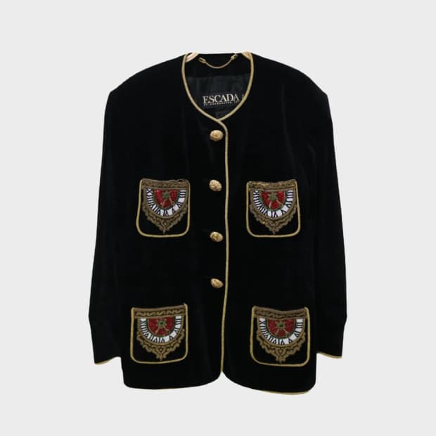에스카다 Y2K 벨벳 자켓 62044