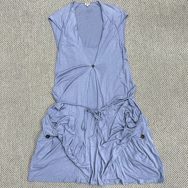 겐조 드레이핑 셔링 원피스 v0968