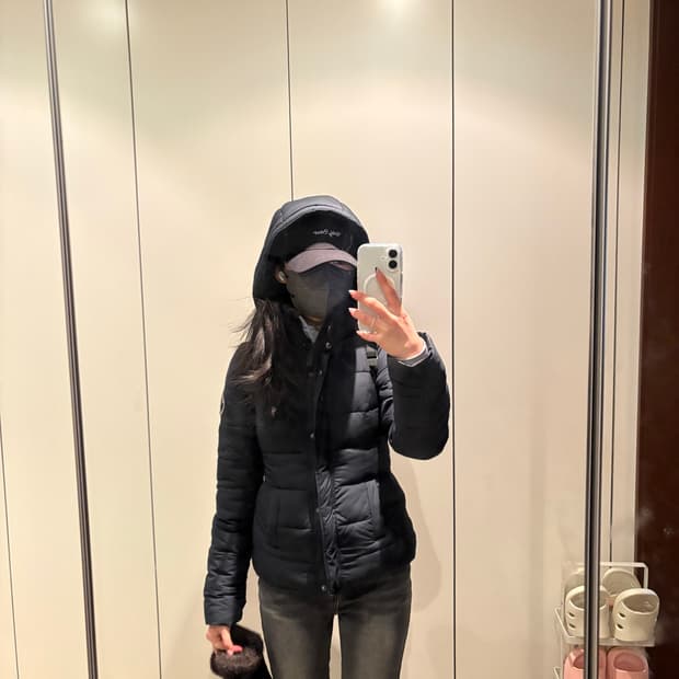 아베크롬비 슬림핏 패딩 