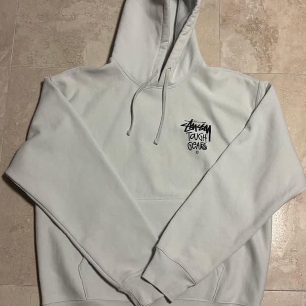 [M]스투시 터프기어 후드티 포그 색상