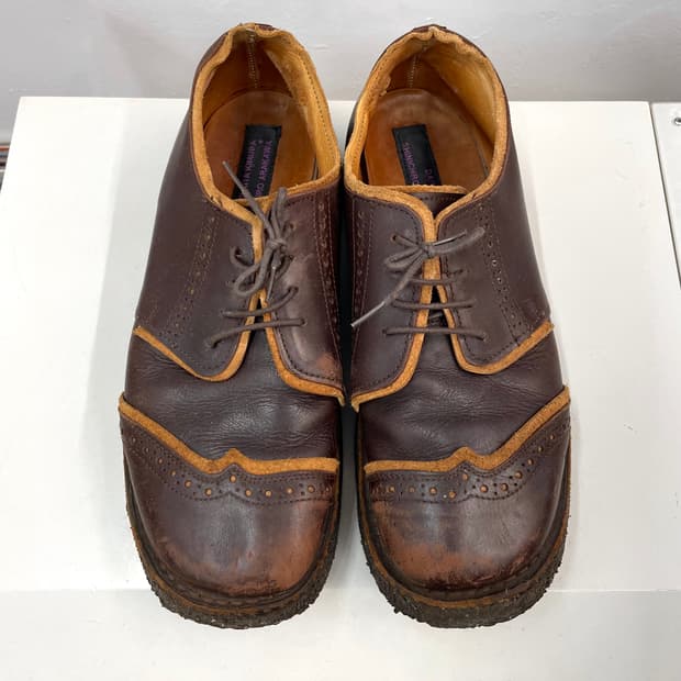 [270] 신이치로아라카와 다이타키무라 브라운 레더 슈즈