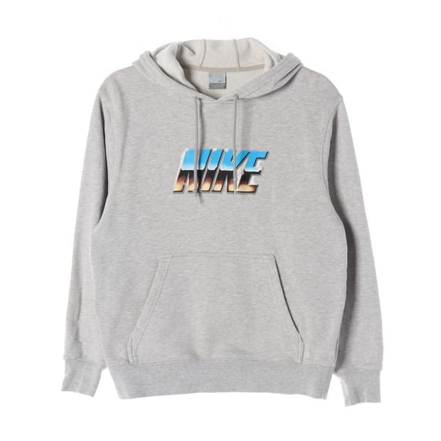 나이키 빈티지 그라데이션 빅로고 후드티 M