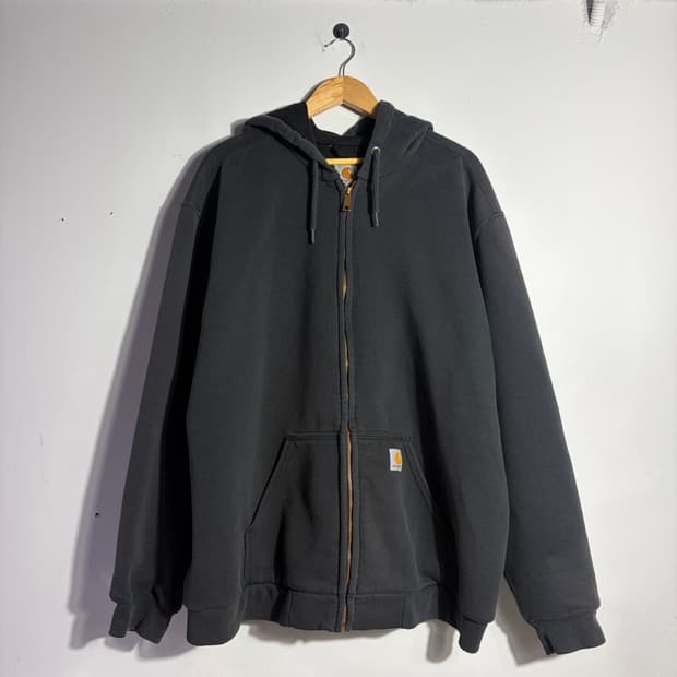 칼하트 블랙 후드집업 (무료배송)