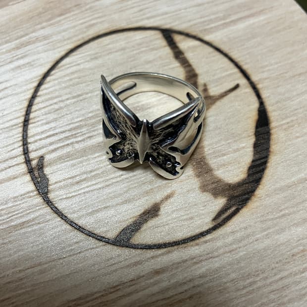 바호스튜디오 실버 버터플라이 반지 15호