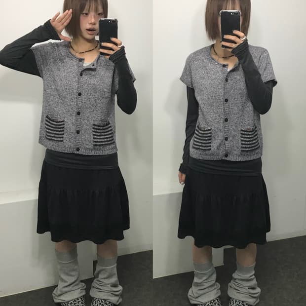 프릴 니혼진 코디 set ྀི 