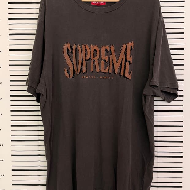 슈프림(SUPREME)플록 워시드 숏슬리브 탑 2XL