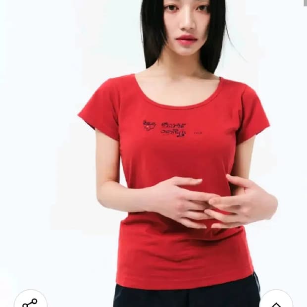 오스하이 oshigh Basic Tee RubyRed