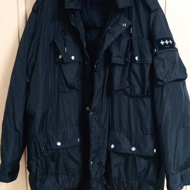 매장 정품 타트라스 구스다운 야상 패딩 사파리 점퍼 오버핏 빅사이즈