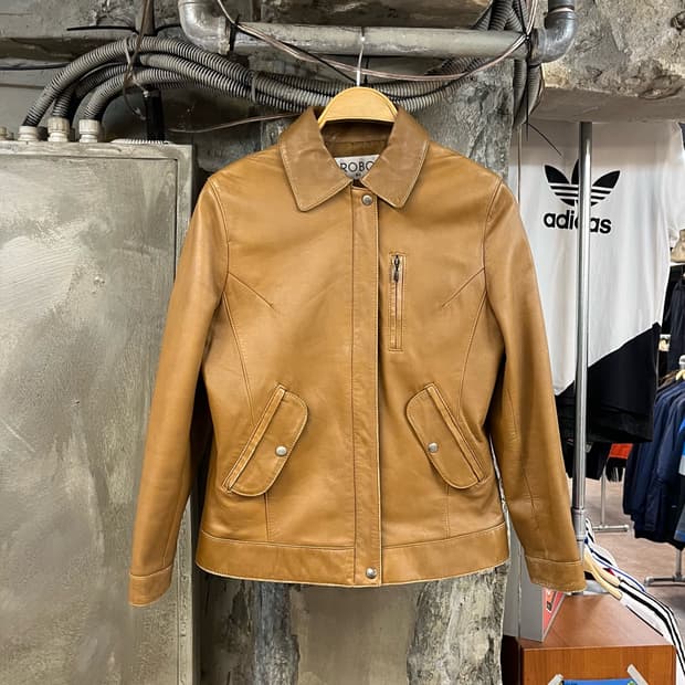 빈티지 양가죽 레더 자켓 브라운 #csz2880