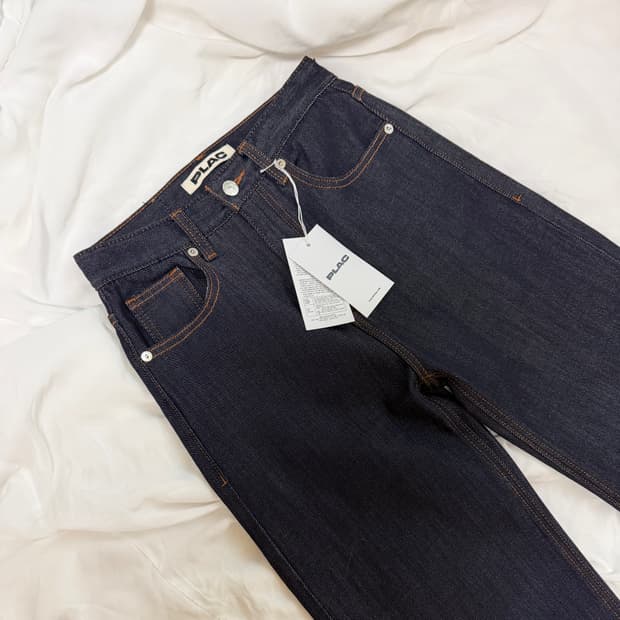 [새 상품] 플랙 생지데님 s