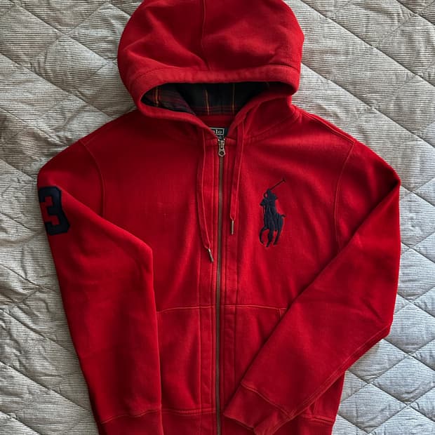 폴로 랄프로렌 빅포니 후드집업 L