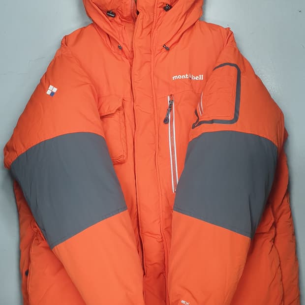 몽벨 오렌지 대장 패딩 XL