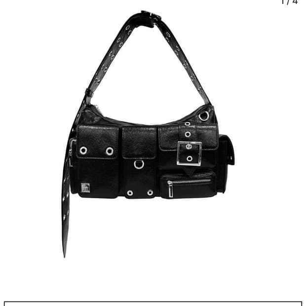 블랙퍼플 포트리스 백 블랙 (새제품)