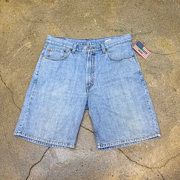 미국 빈티지 리바이스 505 연청바지 36size