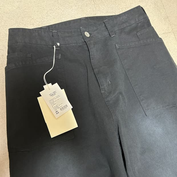 폴리테루 코튼 퍼티그 워시드 블랙 2