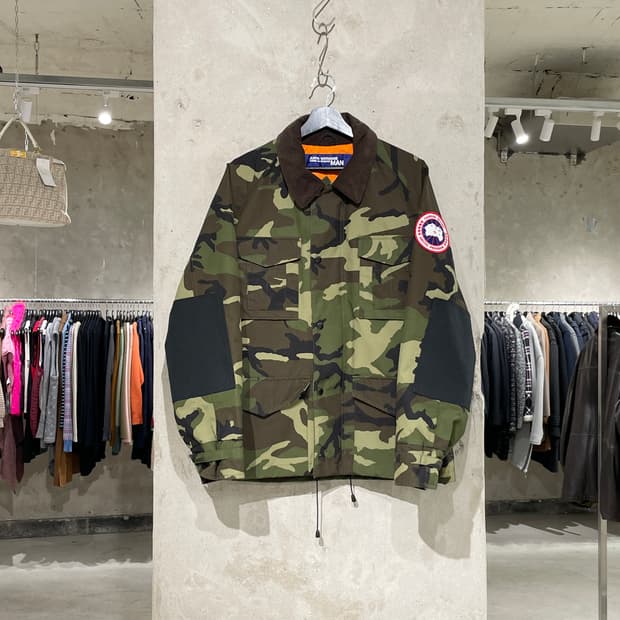 준야 와타나베 맨 x 캐나다 구스 카모 플라쥬 택티컬 자켓
