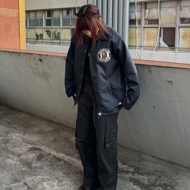 90s 베이프 코치자켓