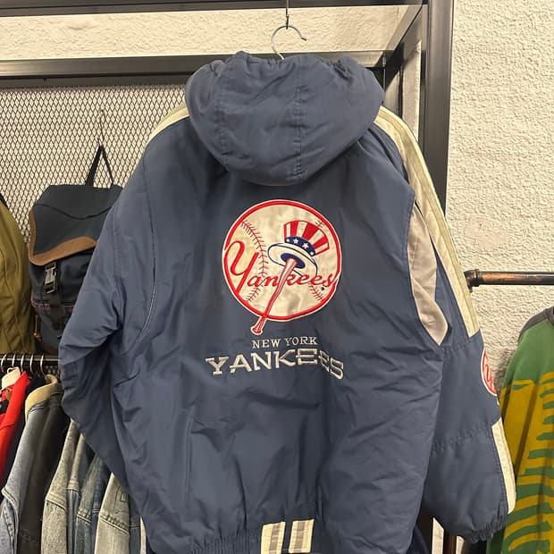 L)스타터 뉴욕양키스 누빔 자켓