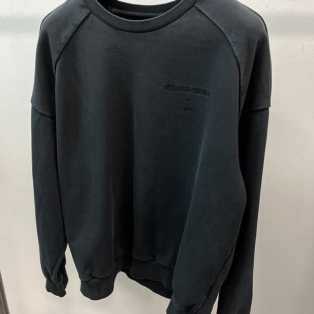 100) 준지 프린트 오버 맨투맨 