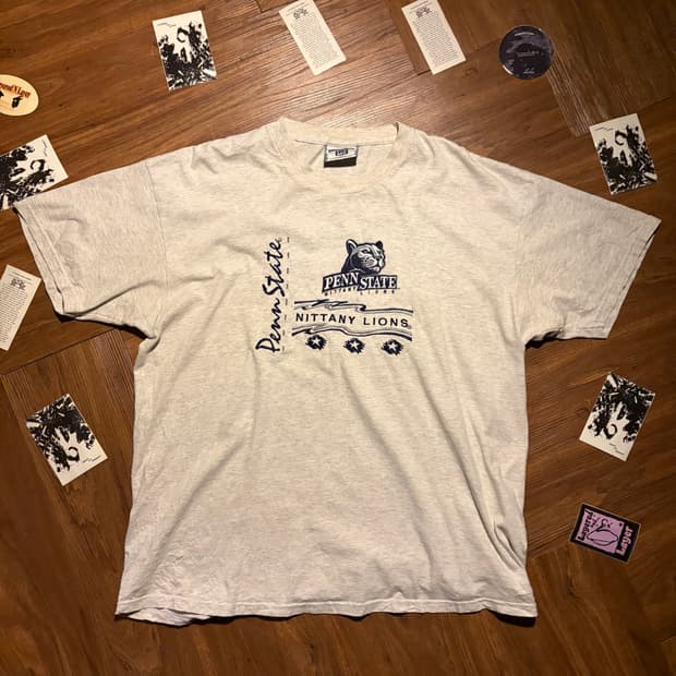 90S LEE MADE IN USA 펜실베니아 자수 티셔츠