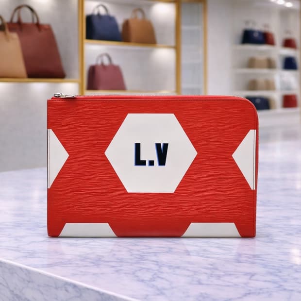[S급] 루이비통 레드 월드컵 포쉐트 클러치백 판매합니다!!!