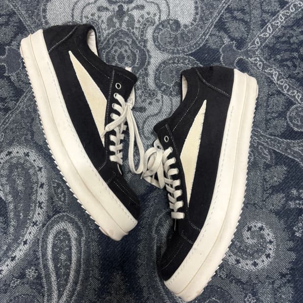 45) 릭 오웬스 다크쉐도우 반스 빈티지 스니커즈