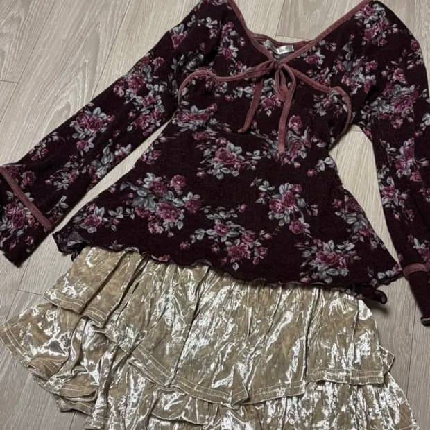 대장 빈티지 코디 세트 코디셋 셋업 로스트체리 페어리 공겜여주 오리엔탈