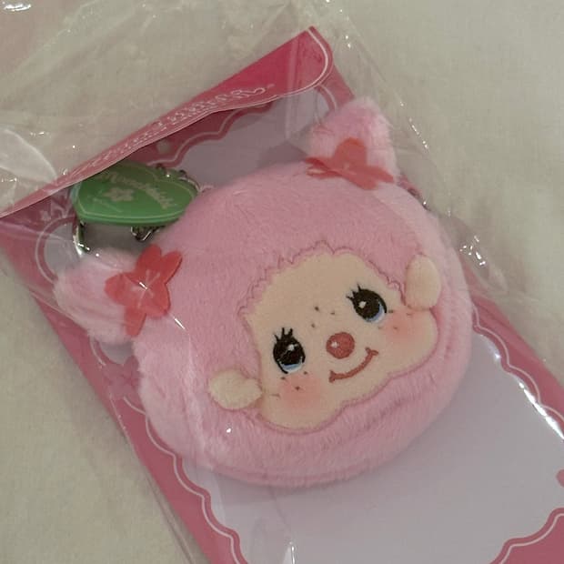 몬치치 벚꽃 파우치 키링