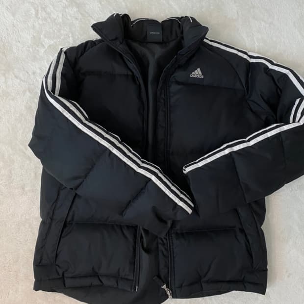 아디다스 빈티지 삼선 패딩