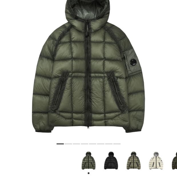 [M] C.P.컴퍼니 D.D. 쉘 후드 다운 자켓 -25FW