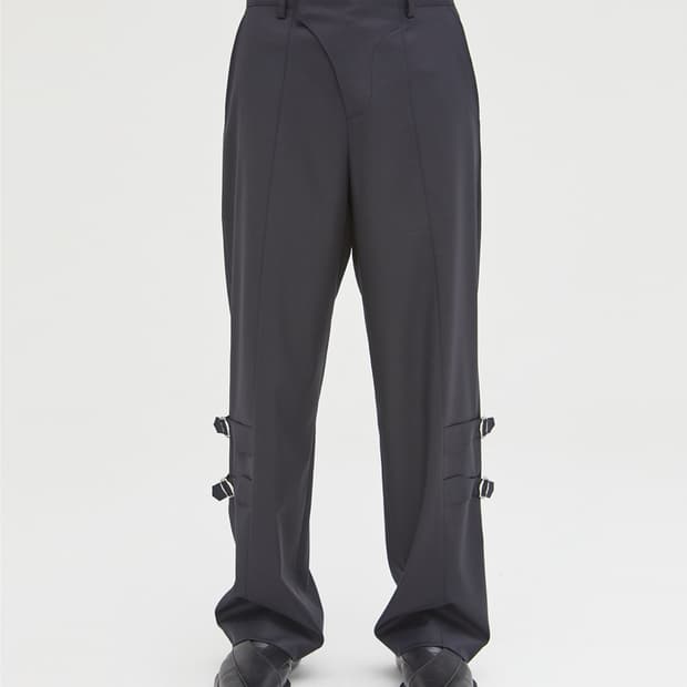 헬릭스 클로딩 더블 스트랩 트라우저