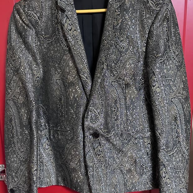 생로랑 페이즐리 자켓 46