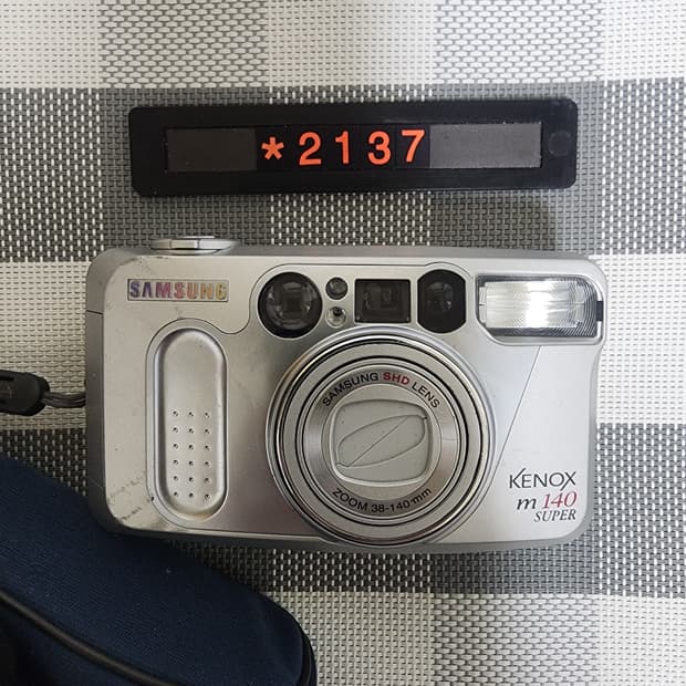 삼성캐녹스 m 140 슈퍼 필름카메라 파우치포함