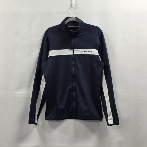 0749 J.LINDEBERG 제이린드버그 남성 S 라인 배색 골프 집업