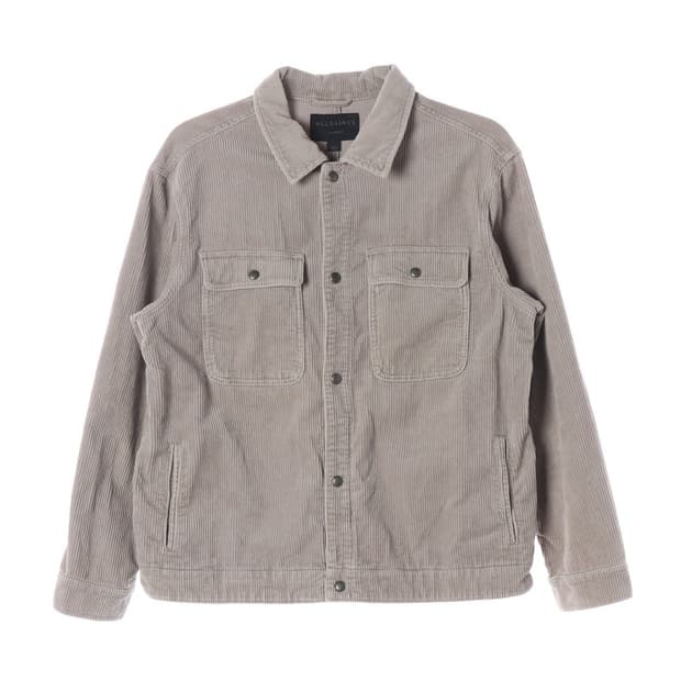 ALLSAINTS 그레이 코듀로이 셔츠 자켓 XL