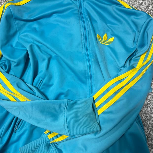 아디다스 파이어버드 져지 하늘노랑