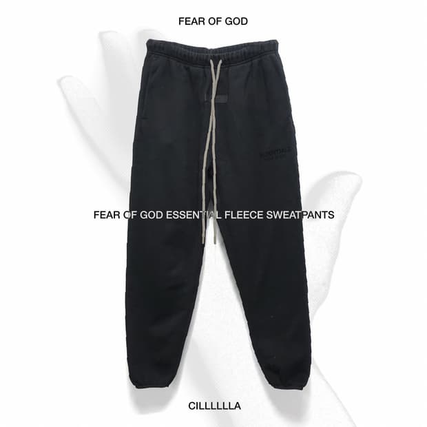 [S] FEAROFGOD 에센셜 피오갓 플리스 스웨트팬츠
