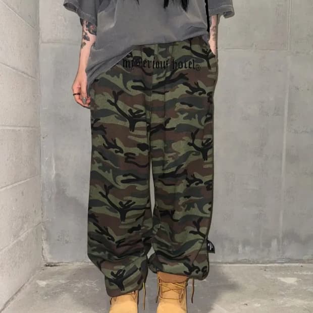 미스테리어스호텔 카모 팬츠