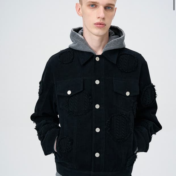 애니타임로릭x트렌드스페이스 트러커 자켓 m