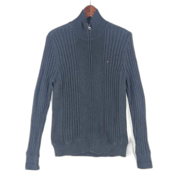 [남M]타미힐피거 코튼 니트 집업[Y62-014]
