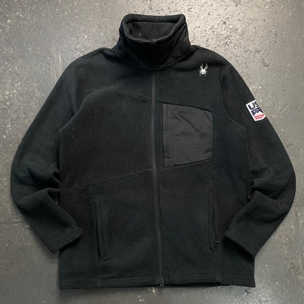 100 스파이더 US스키팀 후리스 자켓 