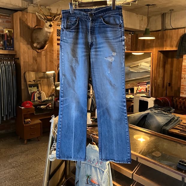 80s USA 빈티지 리바이스 517 부츠컷 데님 팬츠