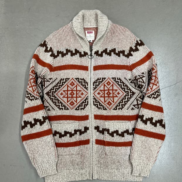 리바이스 코위찬 니트 집업